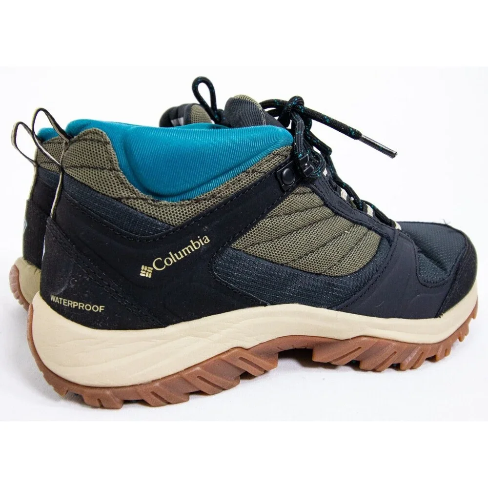 Columbia Terrebonne 2 Omni-Tech Lace Up Gray Hiking Boot Women Size 7 Gray Blue